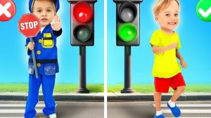 Крис показывает правила дорожного движения — Полезные истории для детей