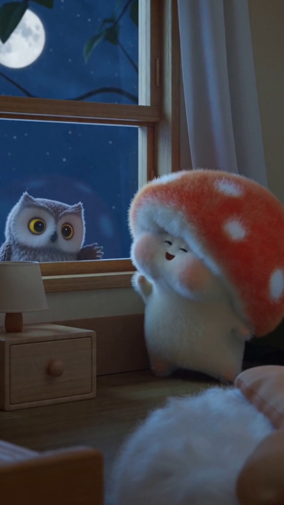 Грибочек ТуТу не может уснуть 🍄🌙