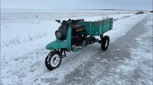 Мотороллер муравей на китайском двигателе обзор и первый выезд, часть 3