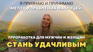 СТАТЬ УДАЧЛИВЫМ после проработки в «Методе управления Матрицей»