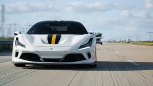 1 Hour TV Background ASMR   Ferrari F8 Tributo