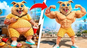 Я Превратился из ТОЛСТЯКА в КАЧКА В ГТА 5!