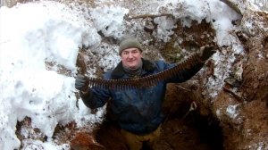 Коп по войне. Раскопали блиндаж немецкого пулеметчика.