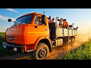 Super KAMAZ: Побег из фермы | Песня о свободе и дорогах