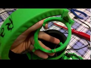 Наушники Razer Kraken, ремонт, замена провода. Рейзер Кракен.