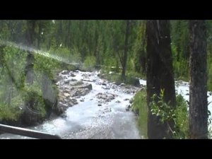 «Дорога» на ледник Актру, часть 1
