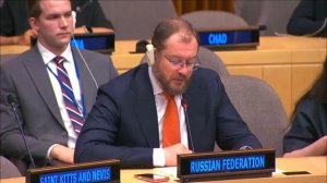 Выступление Д.С.Чумакова в ходе сегмента ЭКОСОС по гуманитарным вопросам