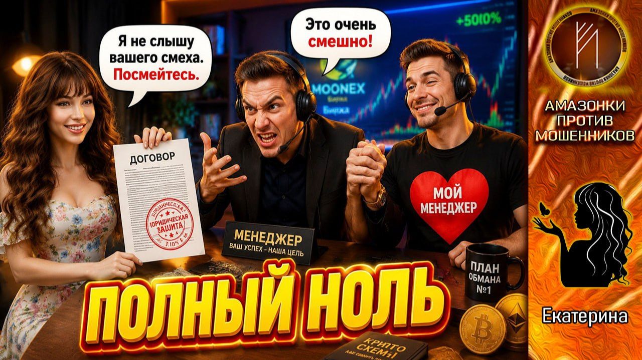 ЕКАТЕРИНА / Криптогений с нулём в договоре / Где договор, менеджер? / Телефонное мошенничество смотреть онлайн
