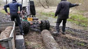 Мини трактор переломка 4*4 своими руками