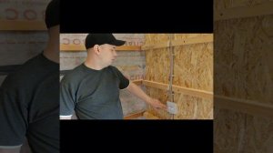 «Черновой этап» электромонтажных работ в доме из СИП, 68 кв.м.