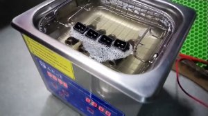 Очистка форсунок в ультразвуковой ванне AE&T TC-13TH