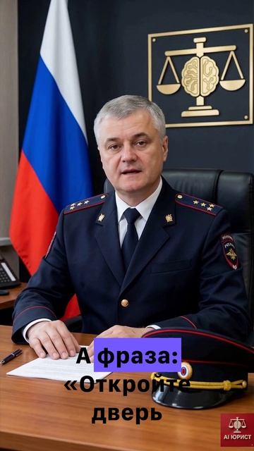 Это касается всех. Если вам стучат в дверь и говорят_ «Откройте, полиция» — это ещё не значит, что