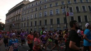 Марафон «Белые ночи» 2024. Старт кластера H на дистанции 10 км