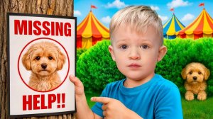 Адам и мама потеряли щенка 🐶 Приключения