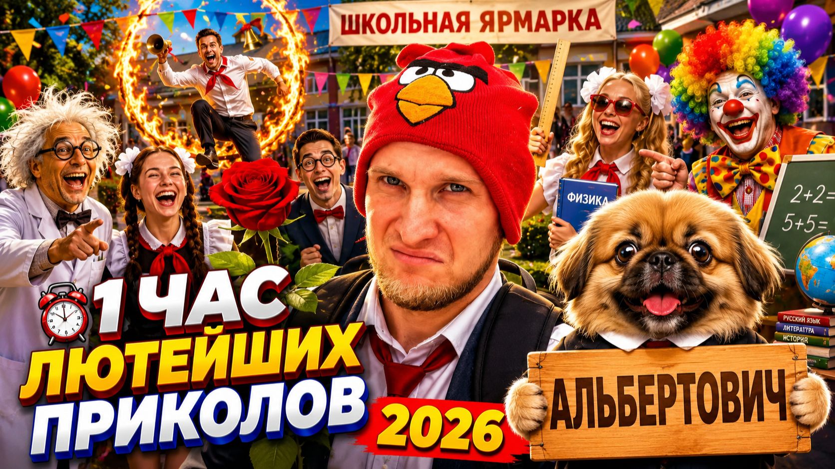 🔥😂 1 ЧАС САМЫХ СМЕШНЫХ ВИДЕО ПРИКОЛОВ 2026! 🔥🤣 ЛУЧШИЕ СКЕТЧИ, РЖАЧ, ЮМОР! 🤯 НАТУРАЛ АЛЬБЕРТОВИЧ