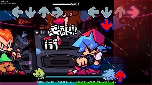 Friday Night Funkin' Blammed Remix (Android Port) смотреть онлайн