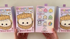 🥟бумажный DIY🥟РАСПАКОВКА СЛЕПОЙ КОРОБКИ С ТАЙНЫМИ ПЕЛЬМЕНЯМИ DIY! | asmr