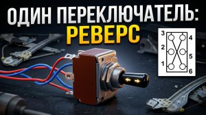 Реверс постоянного тока с одним переключателем