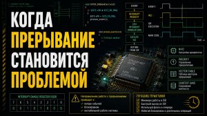 Прерывания: почему длинный ISR убивает систему