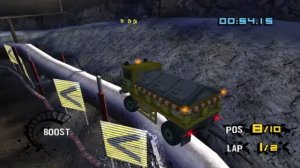 Впечатляющие Гонки на грузовике. Аварии. Аляска. MotorStorm Arctic Edge