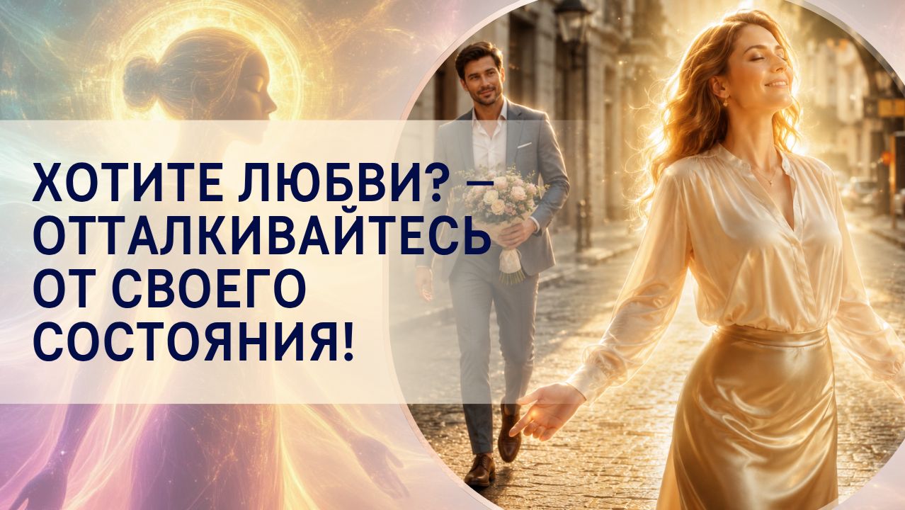 Хотите любви? – Отталкивайтесь от своего состояния!