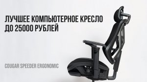 Лучшее компьютерное кресло до 25000 рублей. Cougar Speeder Ergonomic.