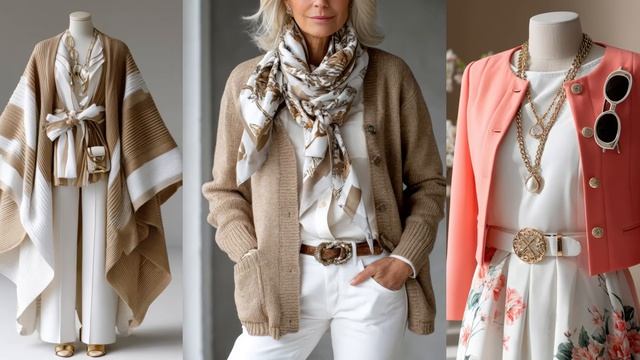 Runway Style for Women Over 40： Chic Spring Summer Outfit Inspiration