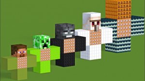 Все фазы Титанов в Minecraft