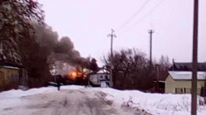 Пажар в шатках