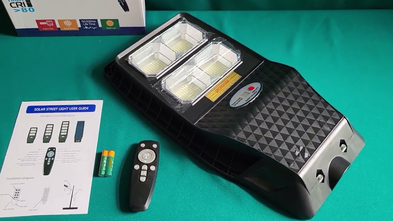 Светильник консольный уличный с солнечной панелью 200 Вт. Фонарь ДКУ LED Solar IP65 6500К. смотреть онлайн