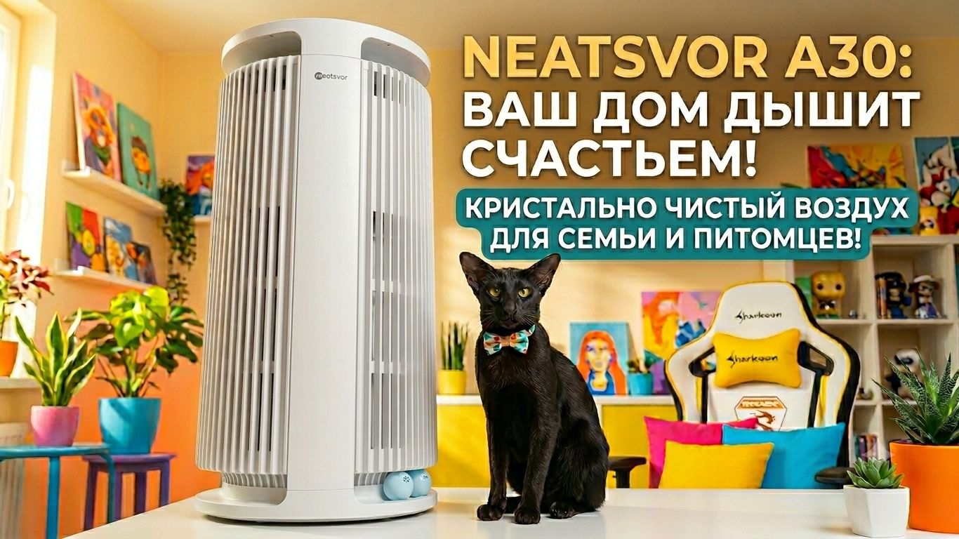 Neatsvor Air 30: дышим свободно! Честный обзор очистителя воздуха