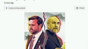 🤝 ❌В Иране призвали дипломатов избегать рукопожатий с Трампом и Вэнсом

Иранское издание Khorasan,