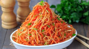 Клетчатка и витамины на каждый день. 🥕 Готовлю морковь по-корейски с корнем сельдерея