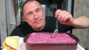 мукбанг/обжорыч/салат селёдка под шубой/