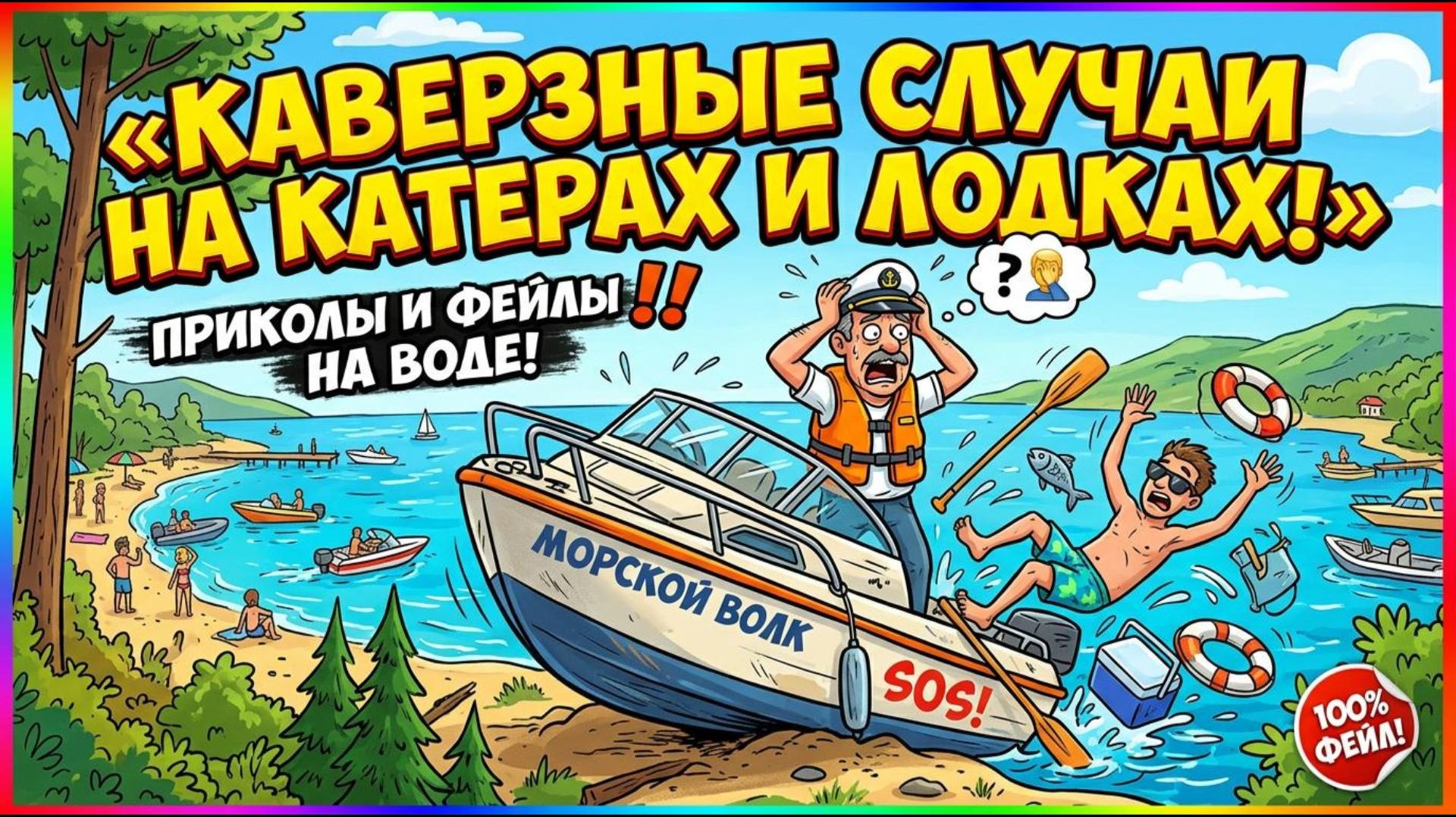 СЛУЧАИ С КАТЕРАМИ И ЛОДКАМИ!