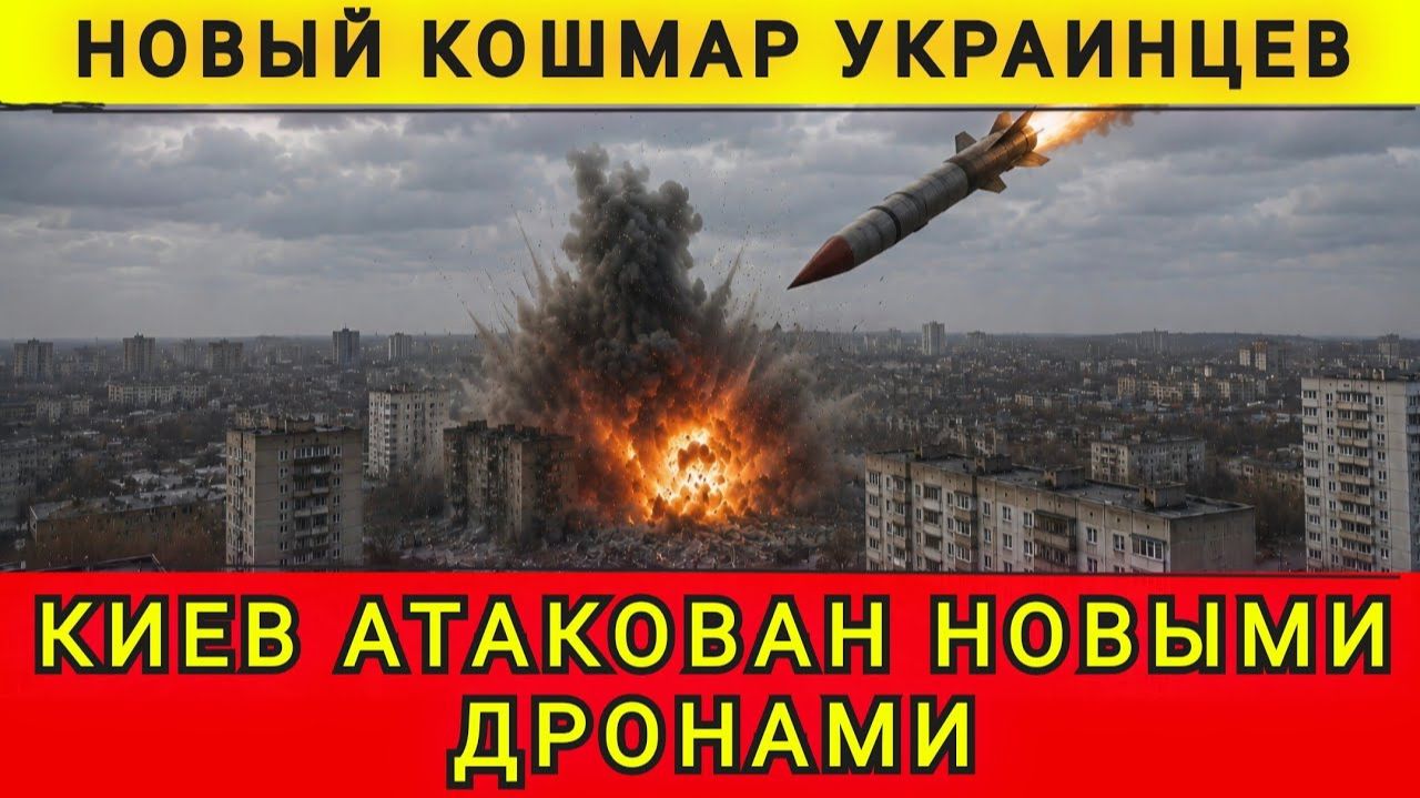 Киев атакован новыми дронами. Новая реактивная Герань. Новый кошмар украинцев. Колобок из Одессы смотреть онлайн