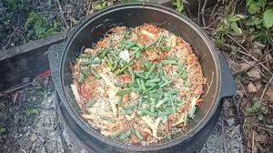 Фунчеза в казане на костре (пошаговый рецепт)