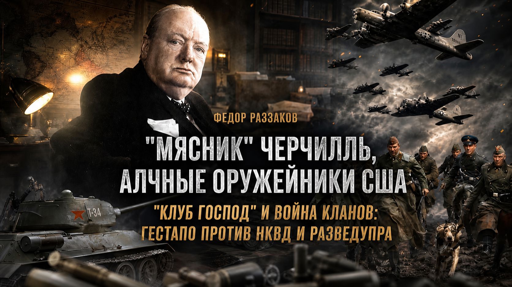 Фёдор Раззаков | «Мясник» Черчилль, оружейники США, «Клуб господ»: гестапо против НКВД смотреть онлайн