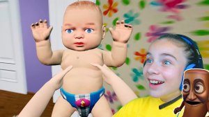 ЗАВЕЛА РЕБЕНКА в жёлтом Mother Life Simulator Game