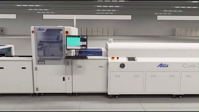 ANDA iCure Конвейерная печь термического отверждения влагозащитных покрытий смотреть онлайн