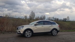 LADA VESTA SW CROSS Маленький обзор ручника и поездка зимой