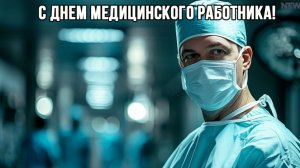 С днём медика! Вы нужны нам! Красивая музыкальная открытка.