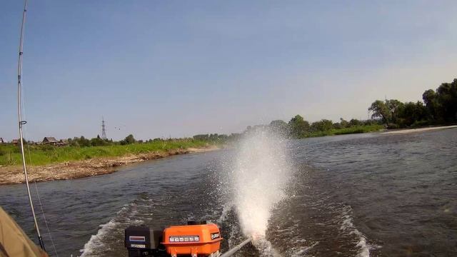 Водомет - Крузак: спуск лодки на воду