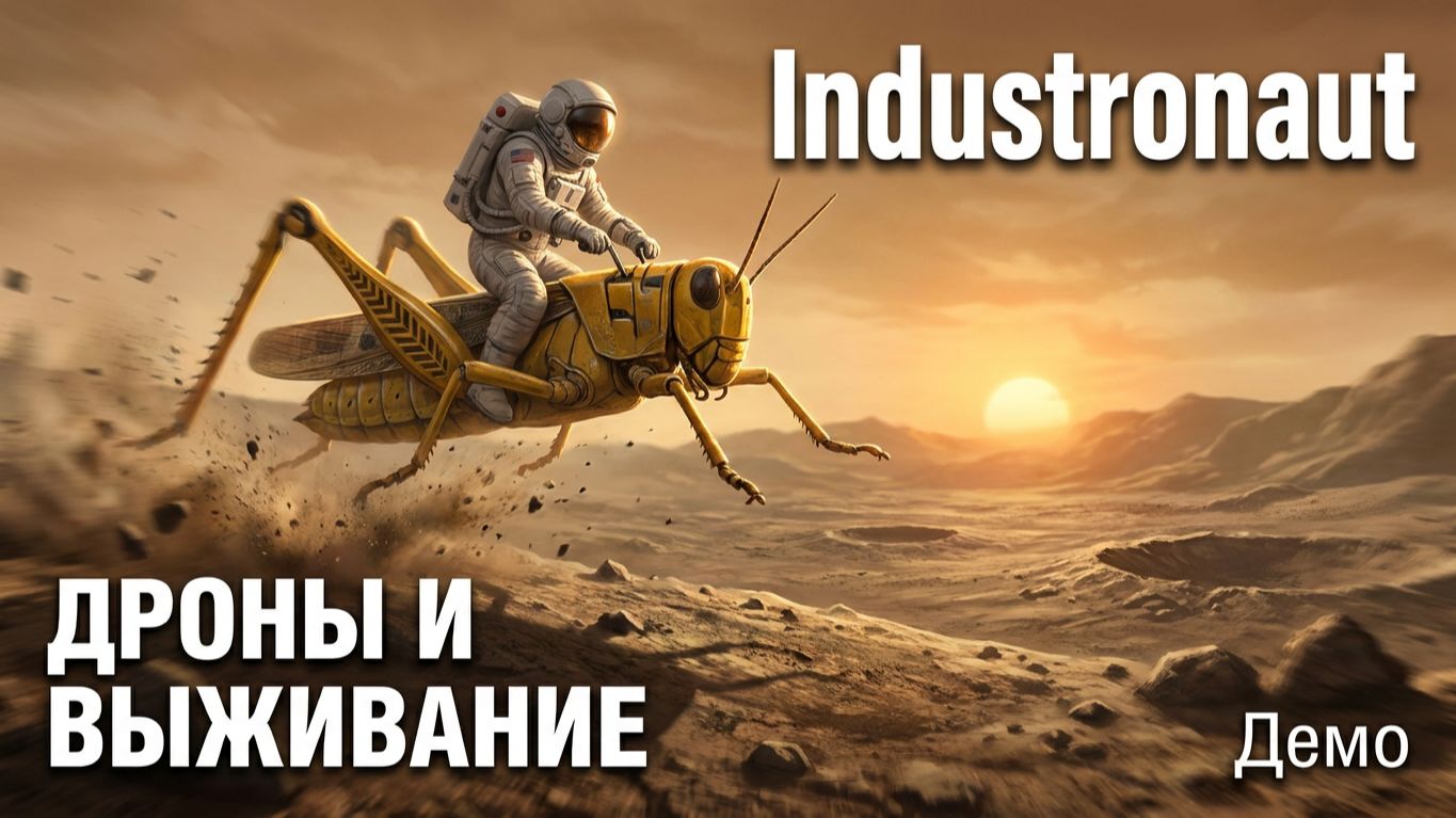 Industronaut - О ВЫЖИВАНИИ И ИНЖЕНЕРИИ 🕹Первый взгляд, обзор геймплей Демо