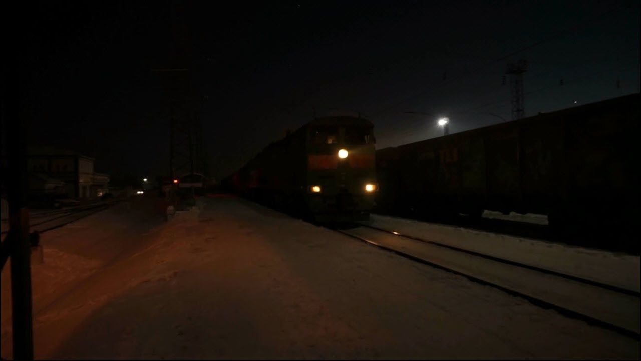 Тепловоз 2ТЭ10М-3541. Звук 10Д100. смотреть онлайн