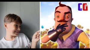 прохожу игру hello neighbor первый акт это очень смешно