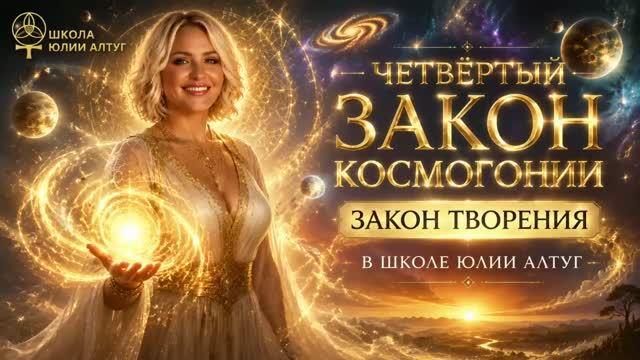 Четвертый закон космогонии. Закон творения.