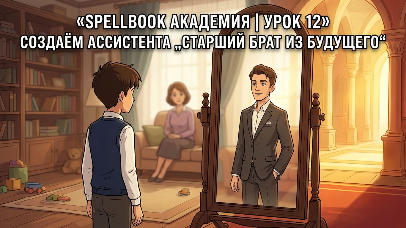 SpellBook Академия | Урок 12 | Создаём ассистента «Старший брат из будущего» для вашего ребёнка