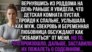 Вернулась раньше: детская пуста, а муж с любовницей и свекровью | Истории из жизни |Реальные истории