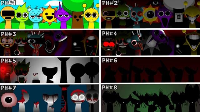 Спрунки_Sprunki Phase 1 VS Phase 2 VS Phase 3 VS Phase 4 VS Phase 5 VS Phase 6 VS Phase 7 VS Phase 8 смотреть онлайн